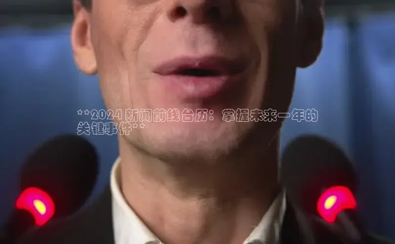 EON4代理滴滴出行**2024 新闻前线台历：掌握未来一年的
关键事件**